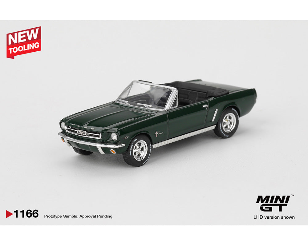 Mini GT Ford Mustang Convertible 1964 Highland Green