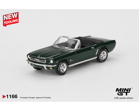 Mini GT Ford Mustang Convertible 1964 Highland Green